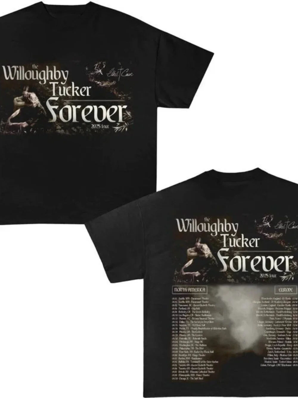 Ethel Cain 2025 Tour Music Shirt,The Willoughby Tucker T-Shirt